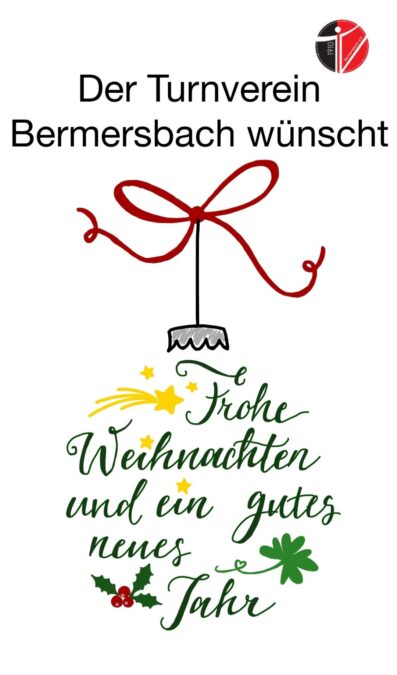 Frohe Weihnachten und ein gutes neues Jahr