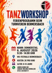 Tanzworkshop am Donnerstag, den 06.August